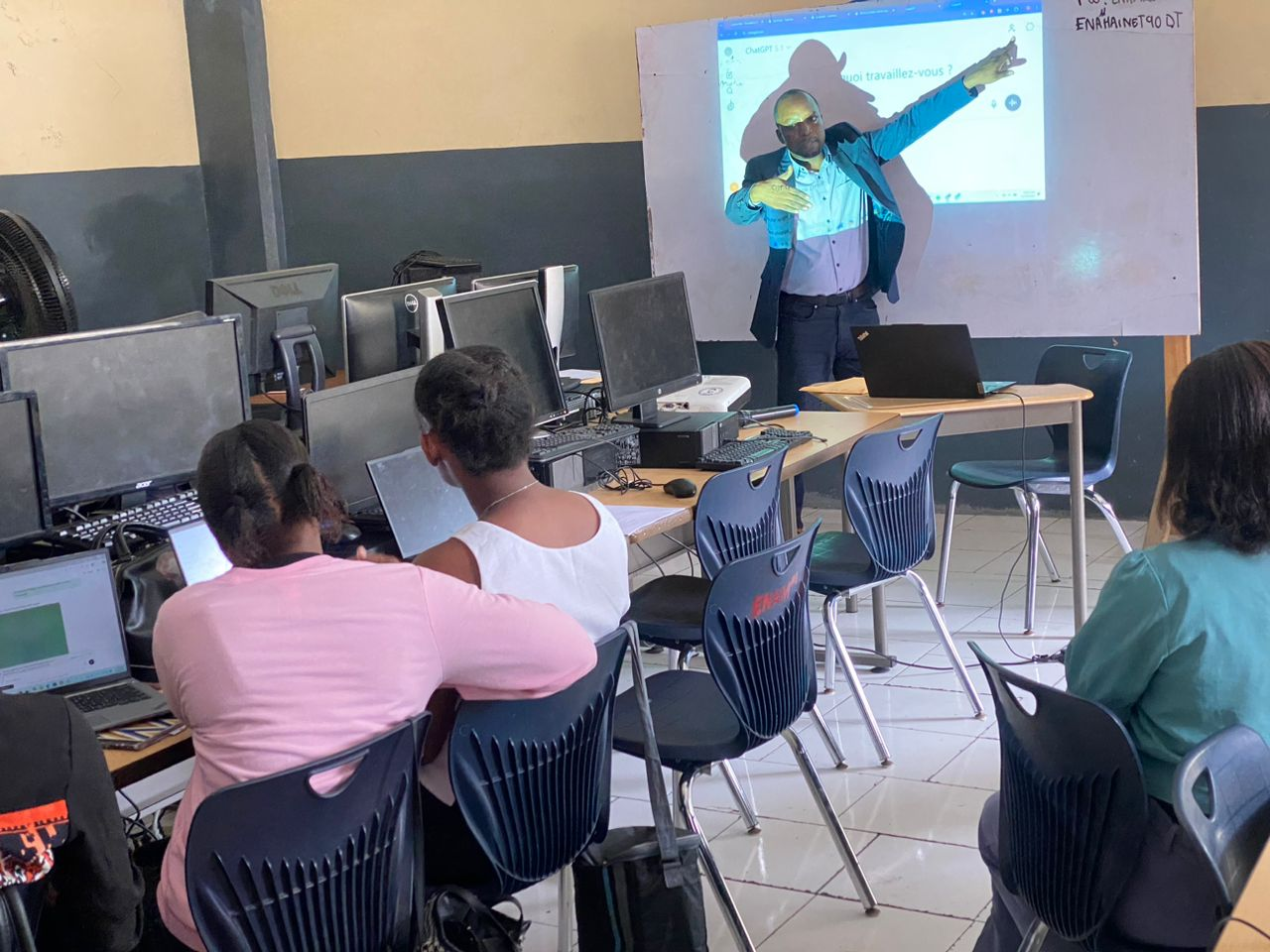 Formation en salle informatique