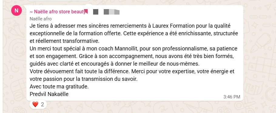 Témoignage 1